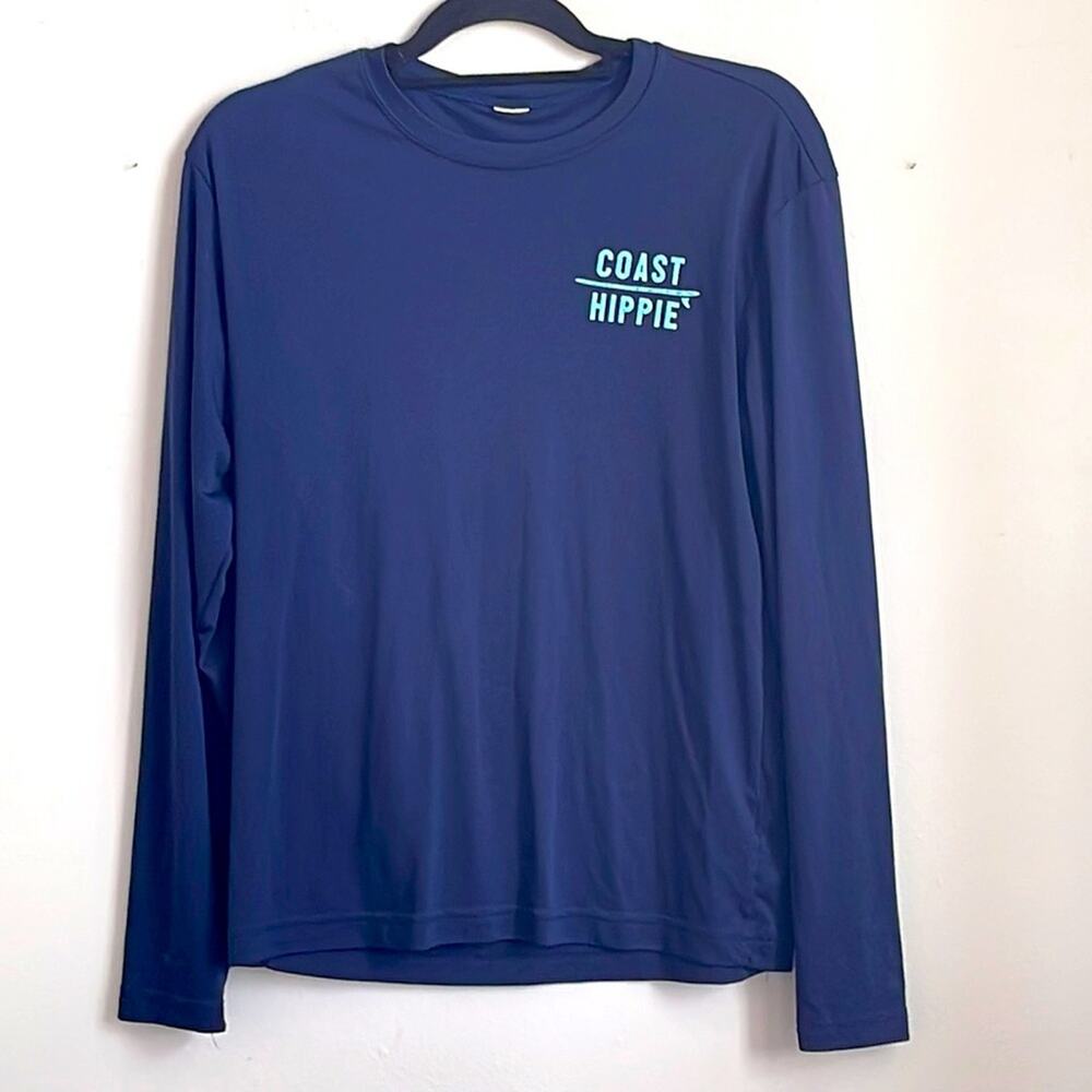 Coast Hippie quick dry long sleeve crewneck performance athletic tshirt sz S